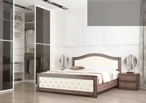 Кровать Стиль 3 120x200 с мягкой спинкой